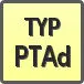 Piktogram - Typ: PTAd